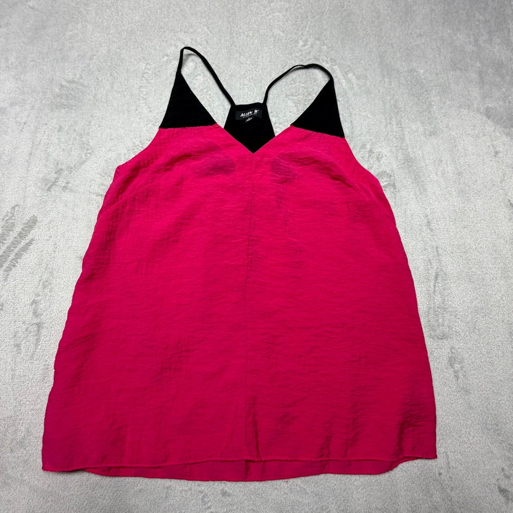 Allen B. by Allen Schwartz Pink Black Racerback Camisole Top Size M‎ Y2K